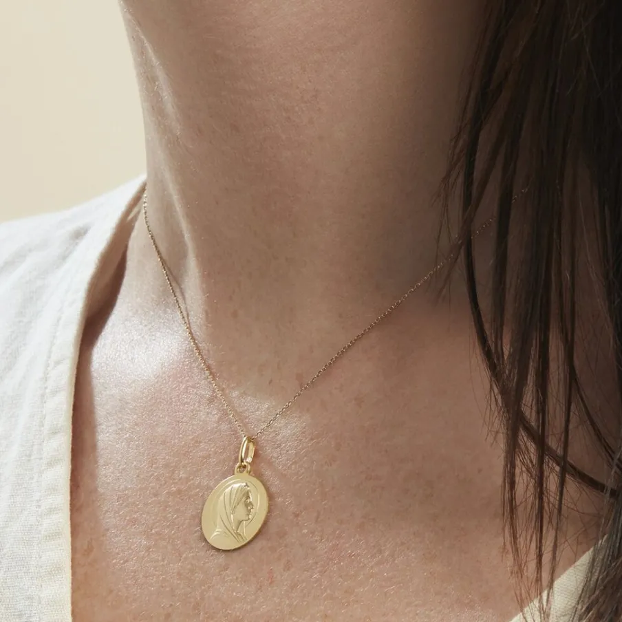 Histoire d'Or Medaille Or Jaune Vierge