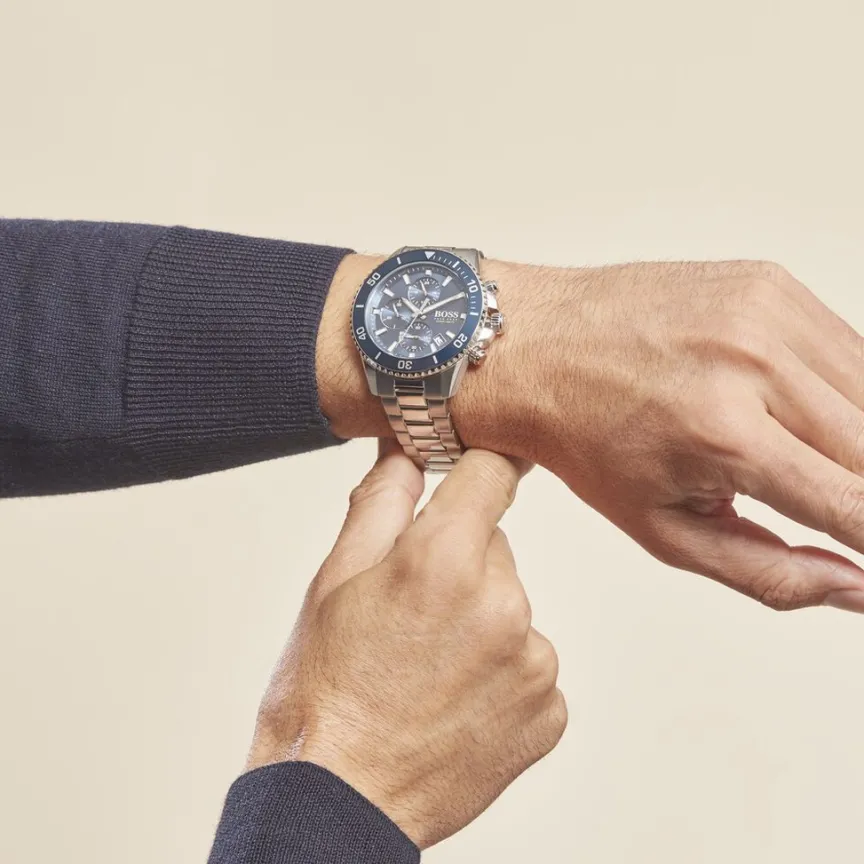 Montre Boss Admiral Bleu-HUGO BOSS