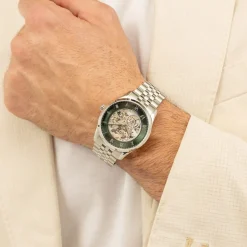 Montre Boss Principle Skeleton Vert-HUGO BOSS New