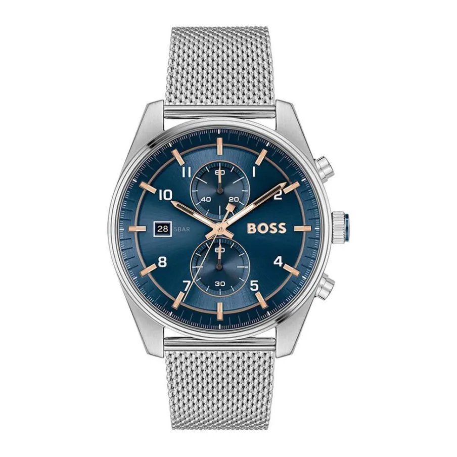 HUGO BOSS Montre Boss Skytraveller Bleu