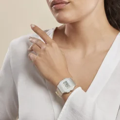 Montre Vintage Edgy Blanc-CASIO COLLECTION Discount