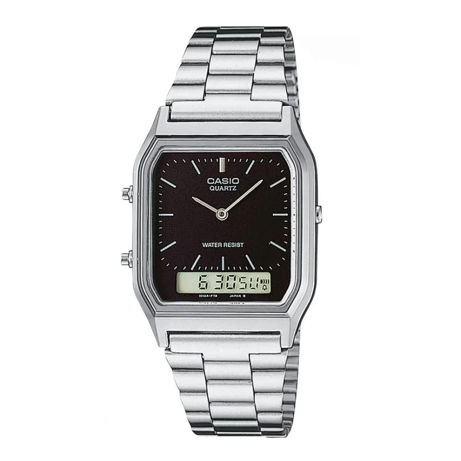 CASIO COLLECTION Montre Vintage Edgy Noir