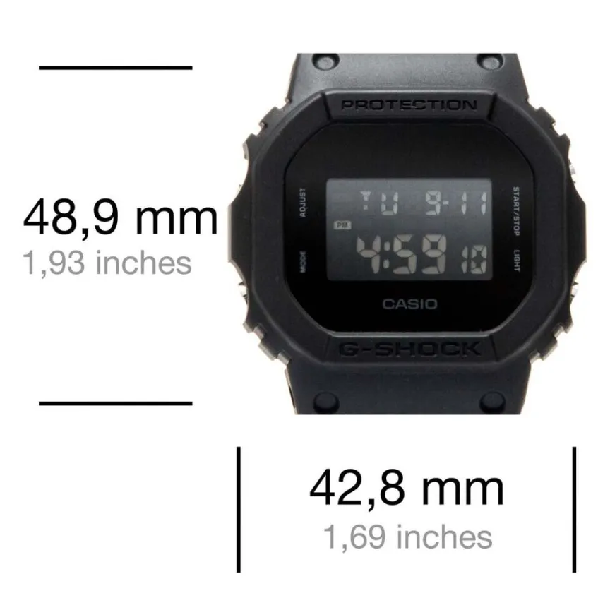 Montre Black & White Noir-CASIO G-SHOCK New