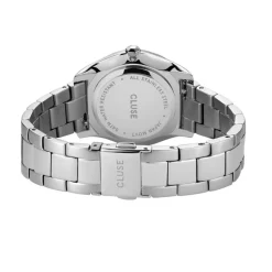 CLUSE Montre Feroce Petite Acier Blanc