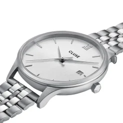 CLUSE Montre Minuit Date Argenté