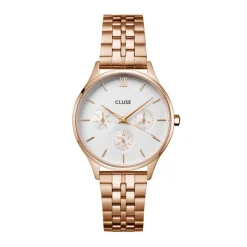 Montre Minuit Multifonction Blanc-CLUSE Hot