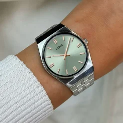 Montre Retro 70's Vert-CLUSE Outlet