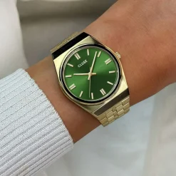 CLUSE Montre Retro 70's Vert