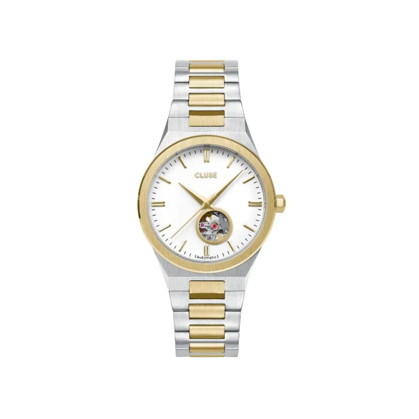 Montre Vigoureux Automatique Blanc-CLUSE New