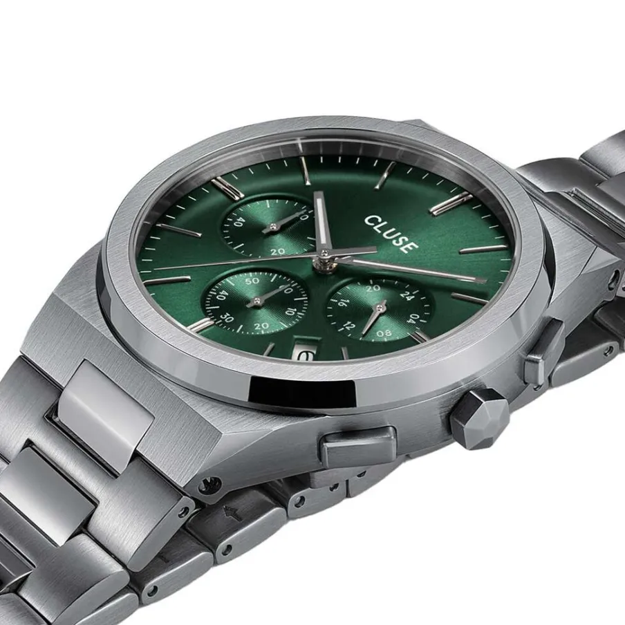 CLUSE Montre Vigoureux Chrono Vert
