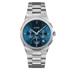 Montre Vigoureux Chrono Bleu-CLUSE Online