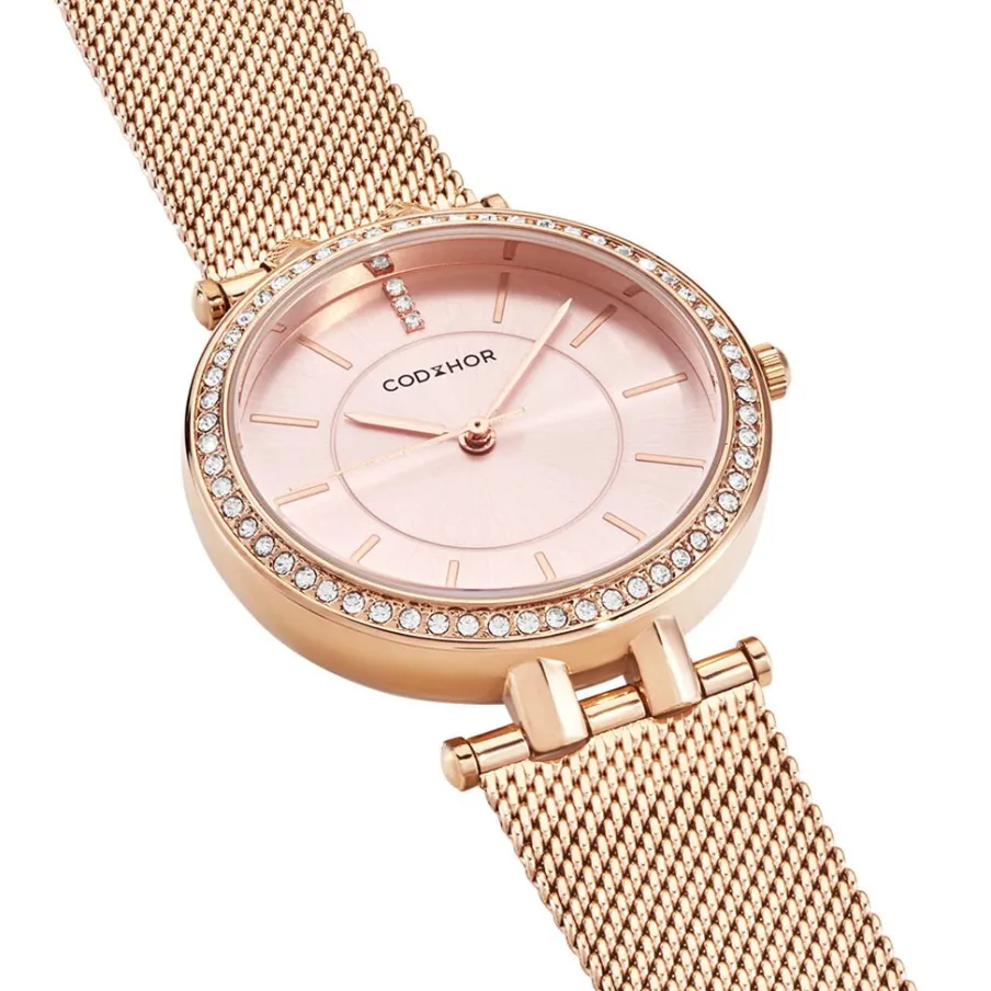 CODHOR Montre Celinia Doré Rose