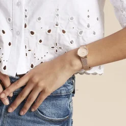 CODHOR Montre Fleur Rose