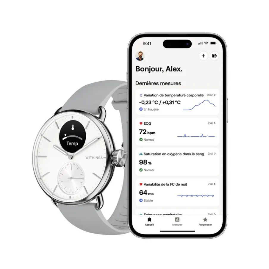 WITHINGS Montre Connectée Scanwatch 2