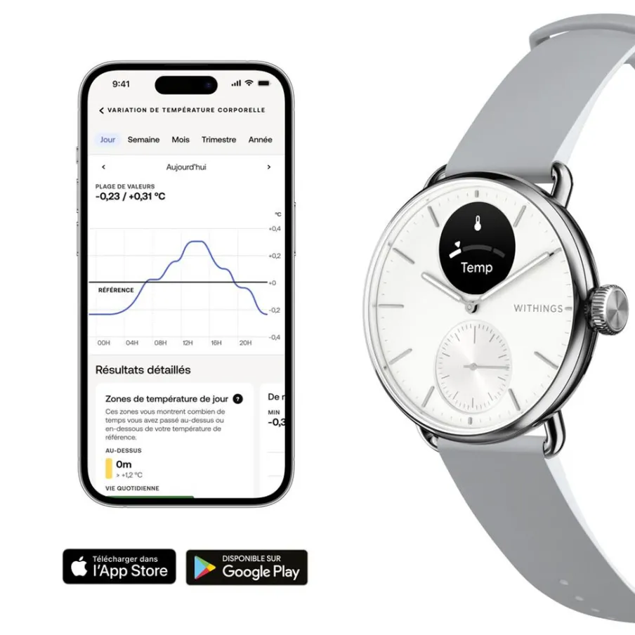 WITHINGS Montre Connectée Scanwatch 2