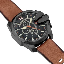 DIESEL Montre Mega Chief Noir