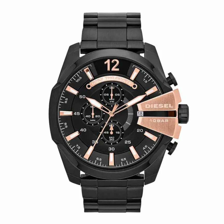 Montre Mega Chief Noir-DIESEL Sale