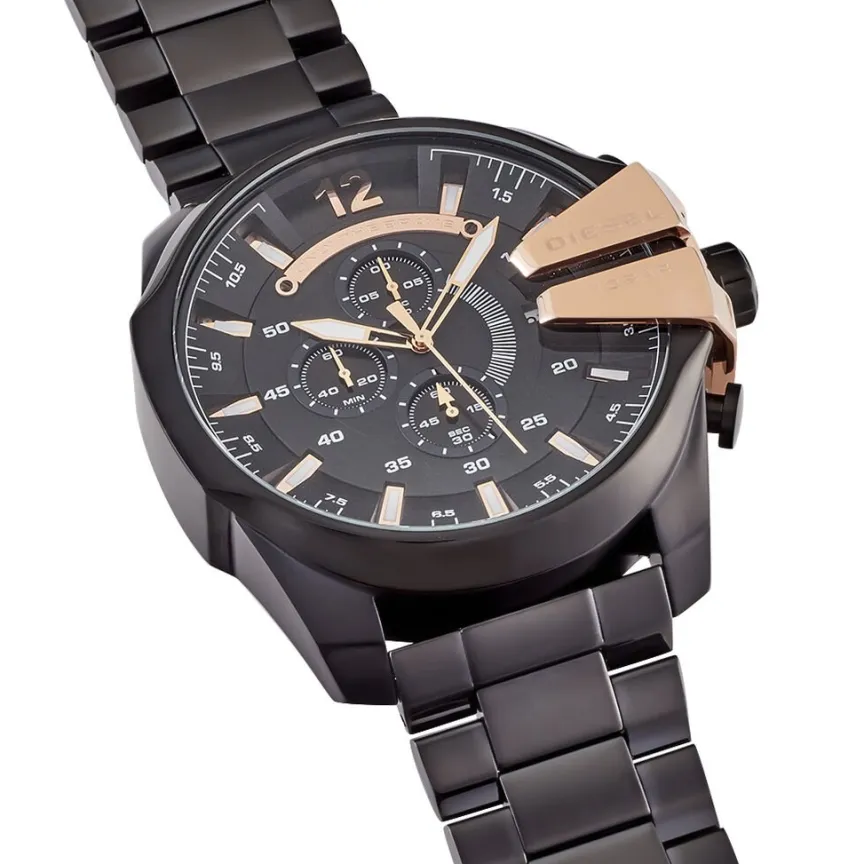 Montre Mega Chief Noir-DIESEL Sale