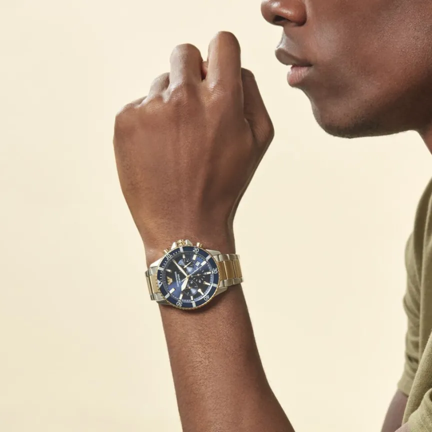 Montre Bleu-EMPORIO ARMANI Discount