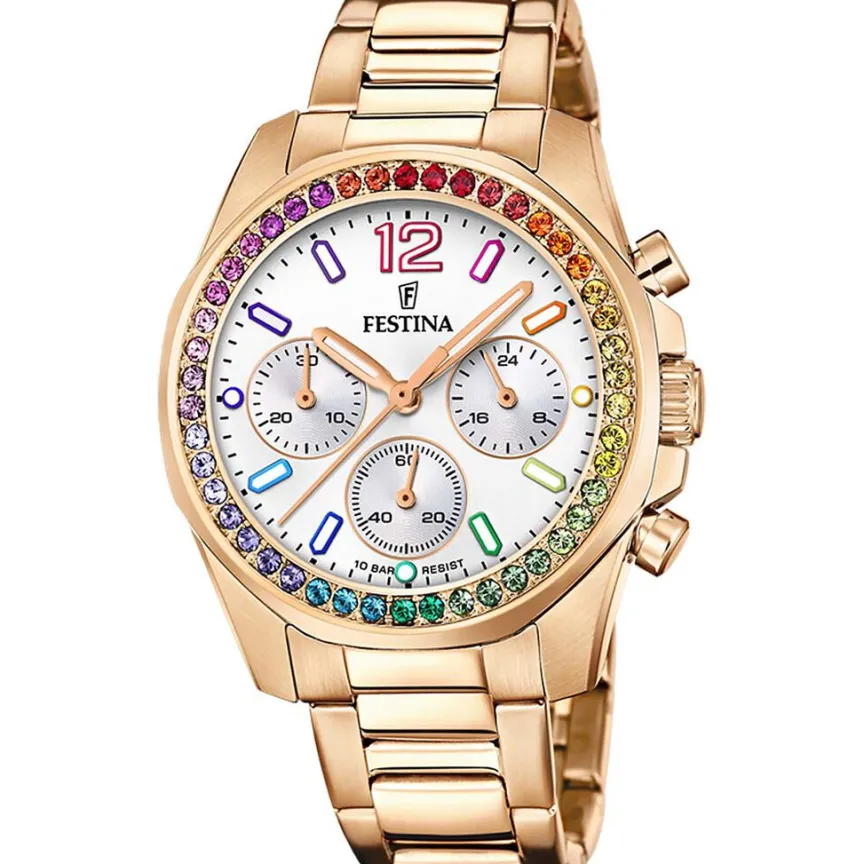 Montre Boyfriend Blanc-FESTINA Hot