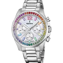 Montre Boyfriend Blanc-FESTINA Discount