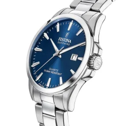 FESTINA SWISS MADE Montre 41 Bleu London