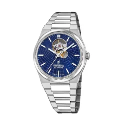 FESTINA SWISS MADE Montre Automatic 40 Bleu