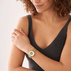 FOSSIL Montre Carlie Mini Me Doré