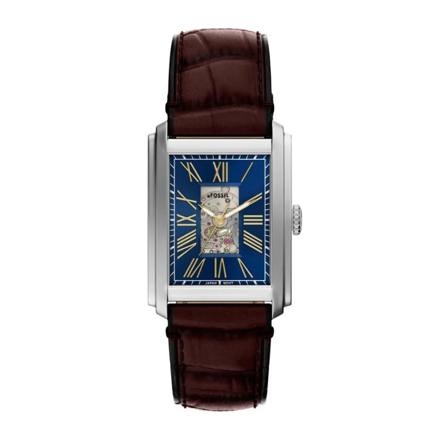 FOSSIL Montre Carraway Automatic Bleu