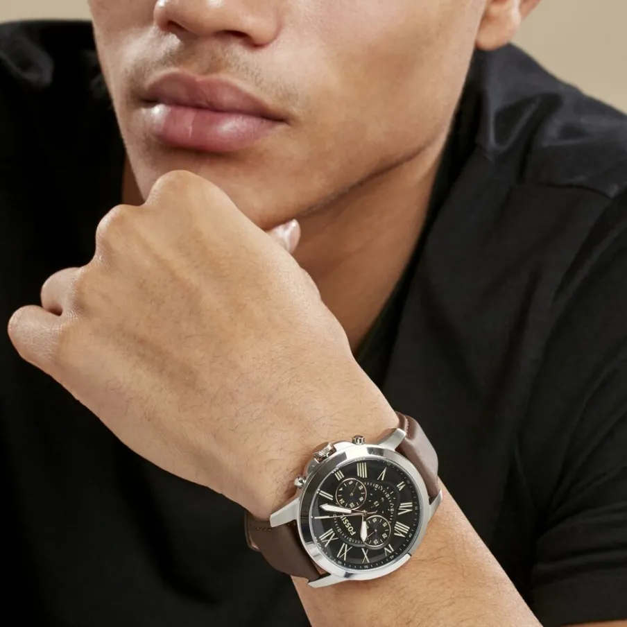 FOSSIL Montre Grant Noir