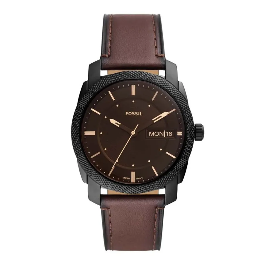 FOSSIL Montre Machine Marron