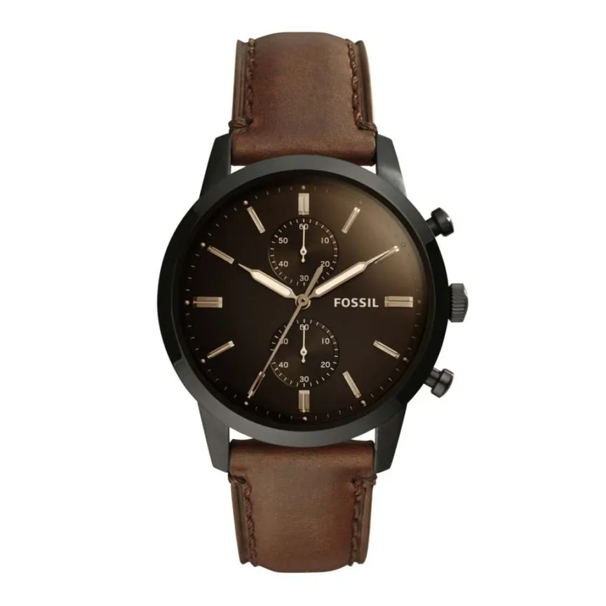 Montre Townsman Chrono Noir-FOSSIL Online