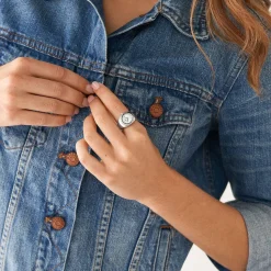 Montre Watch Ring Blanc-FOSSIL Online