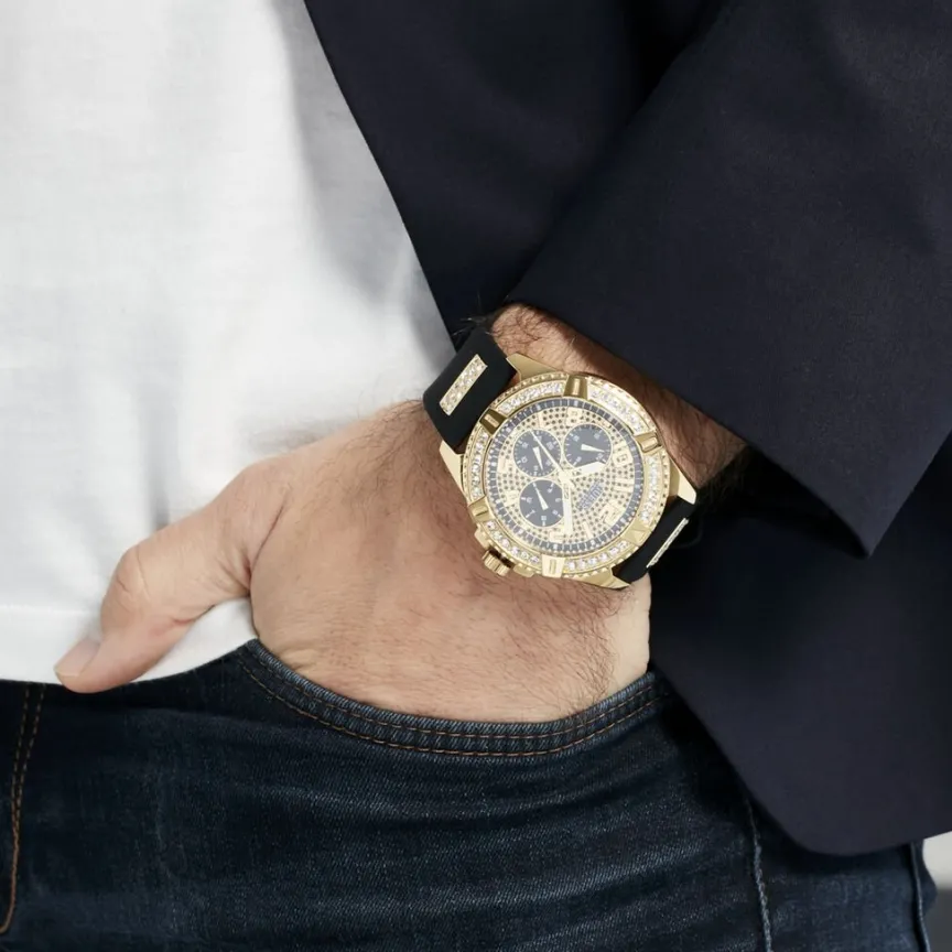 Montre Frontier Noir-GUESS Sale