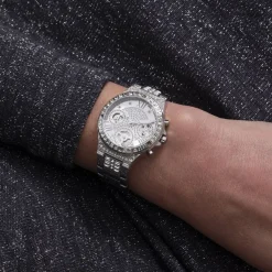 Montre Moonlight Argenté-GUESS Clearance