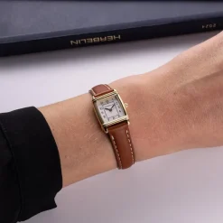 HERBELIN Montre Art Deco Argenté