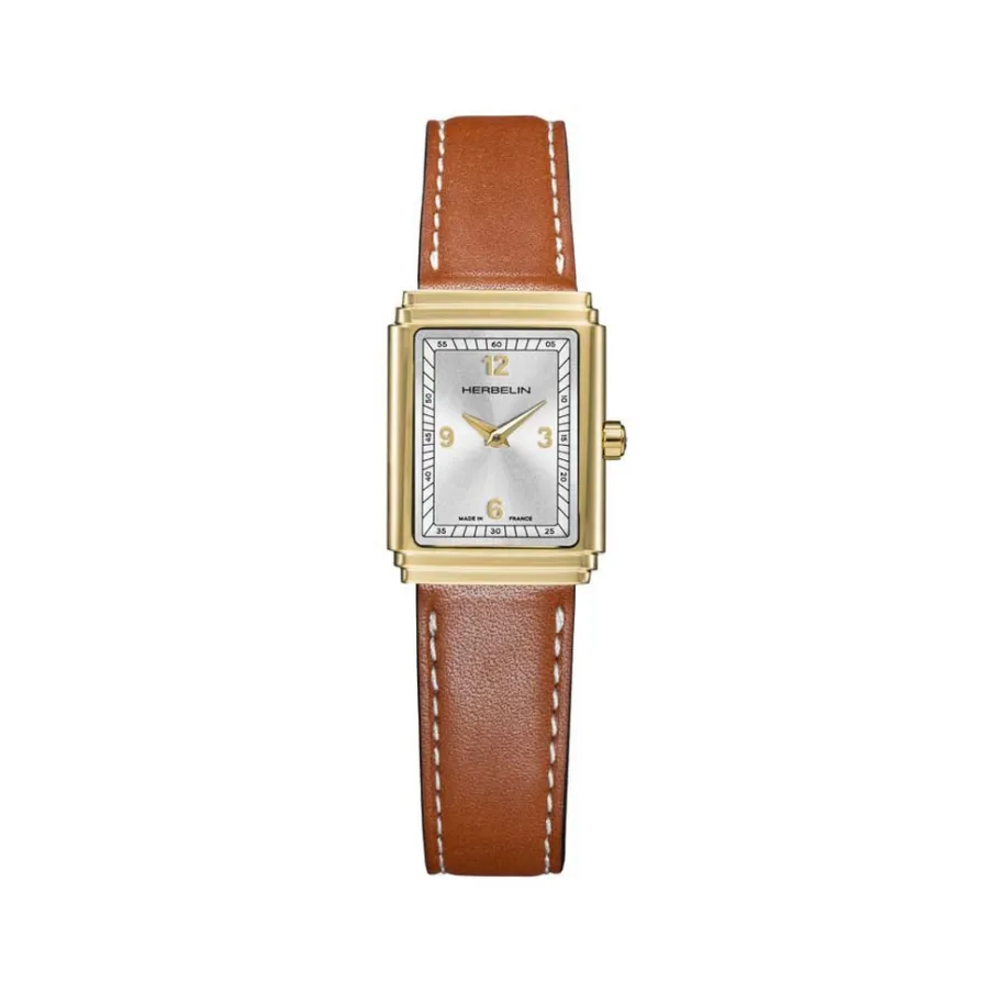 HERBELIN Montre Art Deco Argenté