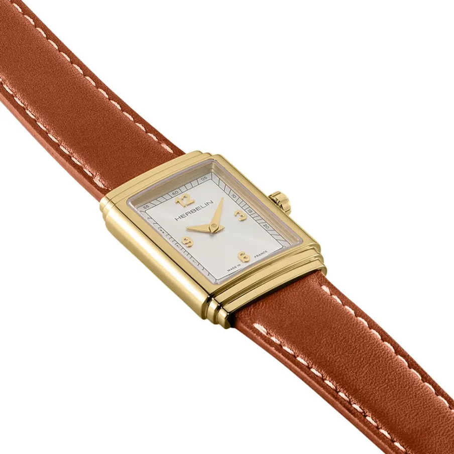 HERBELIN Montre Art Deco Argenté