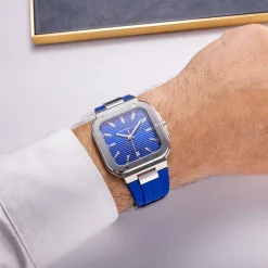 Montre Cap Camarat Square Bleu-HERBELIN