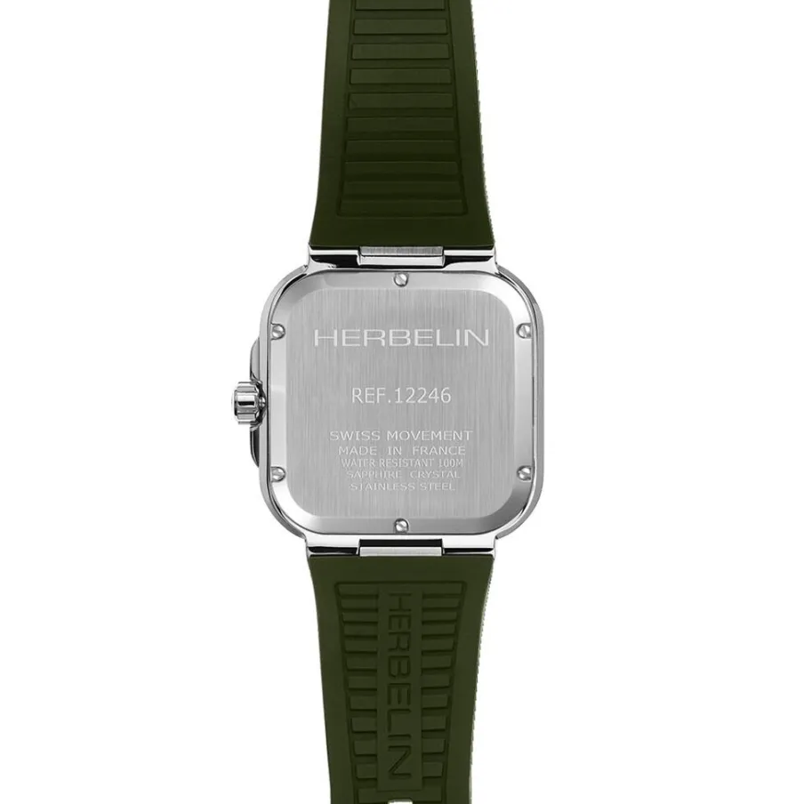 HERBELIN Montre Cap Camarat Square Kaki