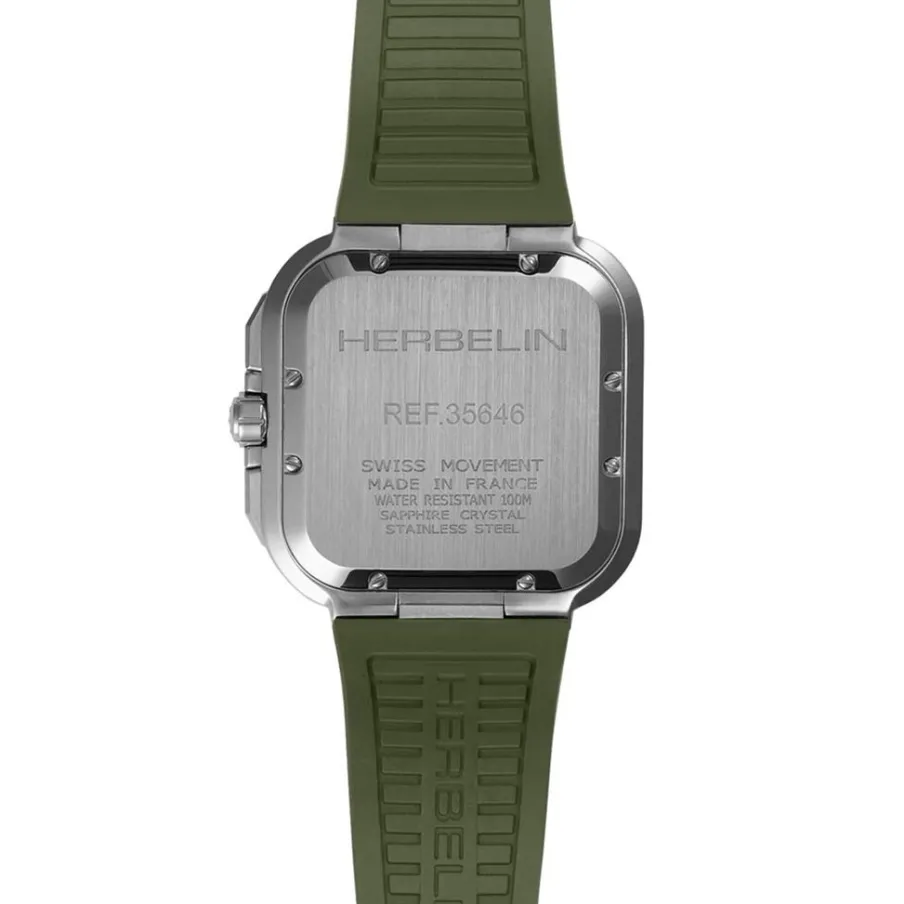 HERBELIN Montre Cap Camarat Square Kaki