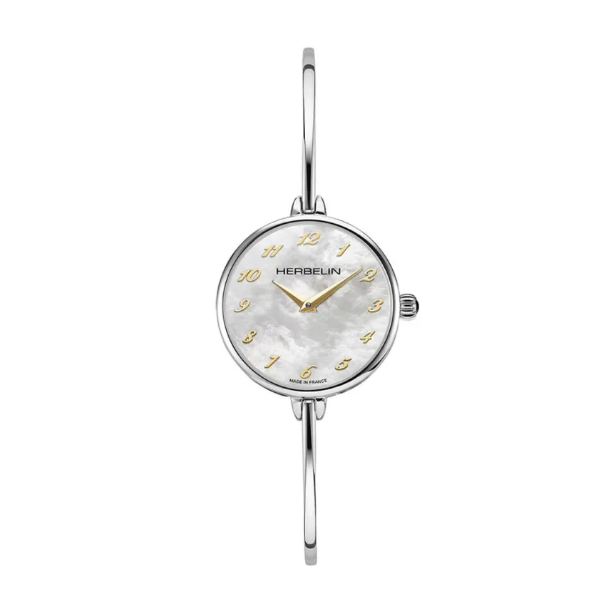 Montre Fil Nacre Blanche-HERBELIN Clearance