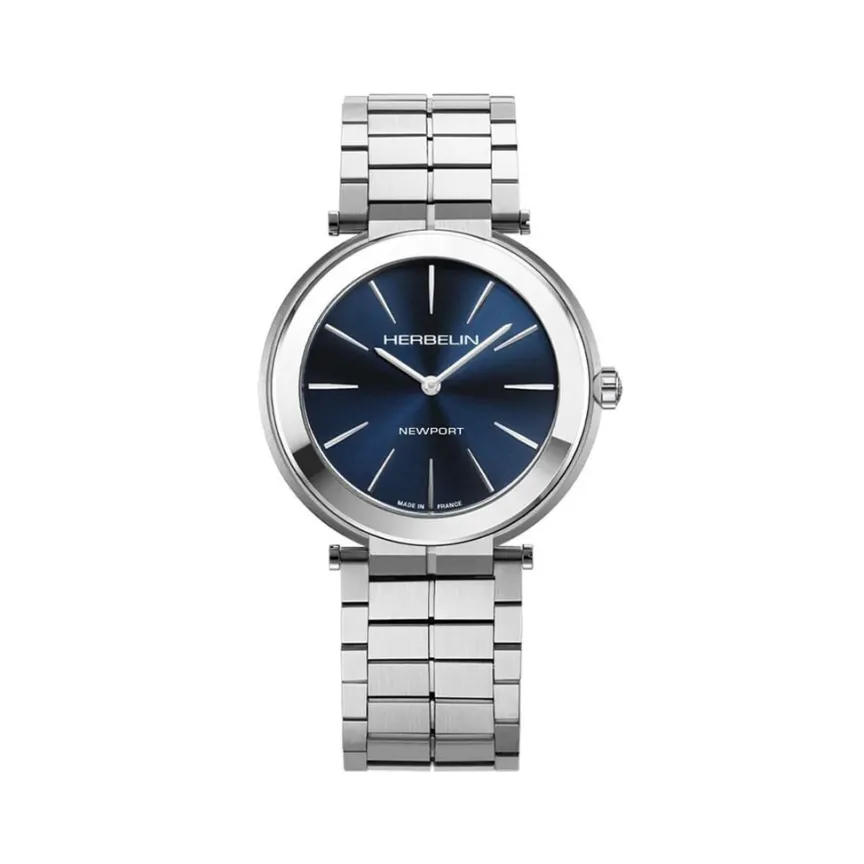 Montre Newport Slim Bleu-HERBELIN Best