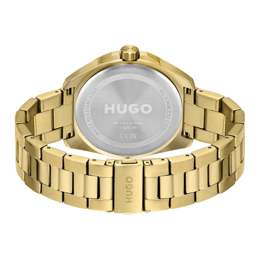 HUGO Montre Expose Doré