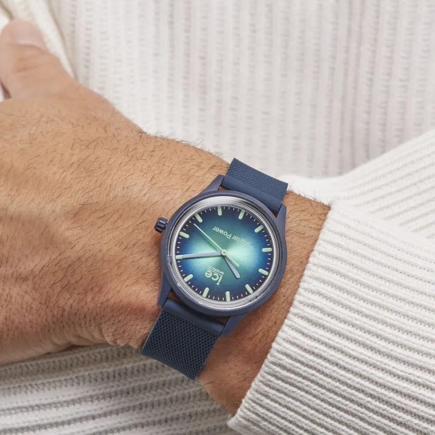 Montre Ice Solar Power Bleu-ICE WATCH Clearance