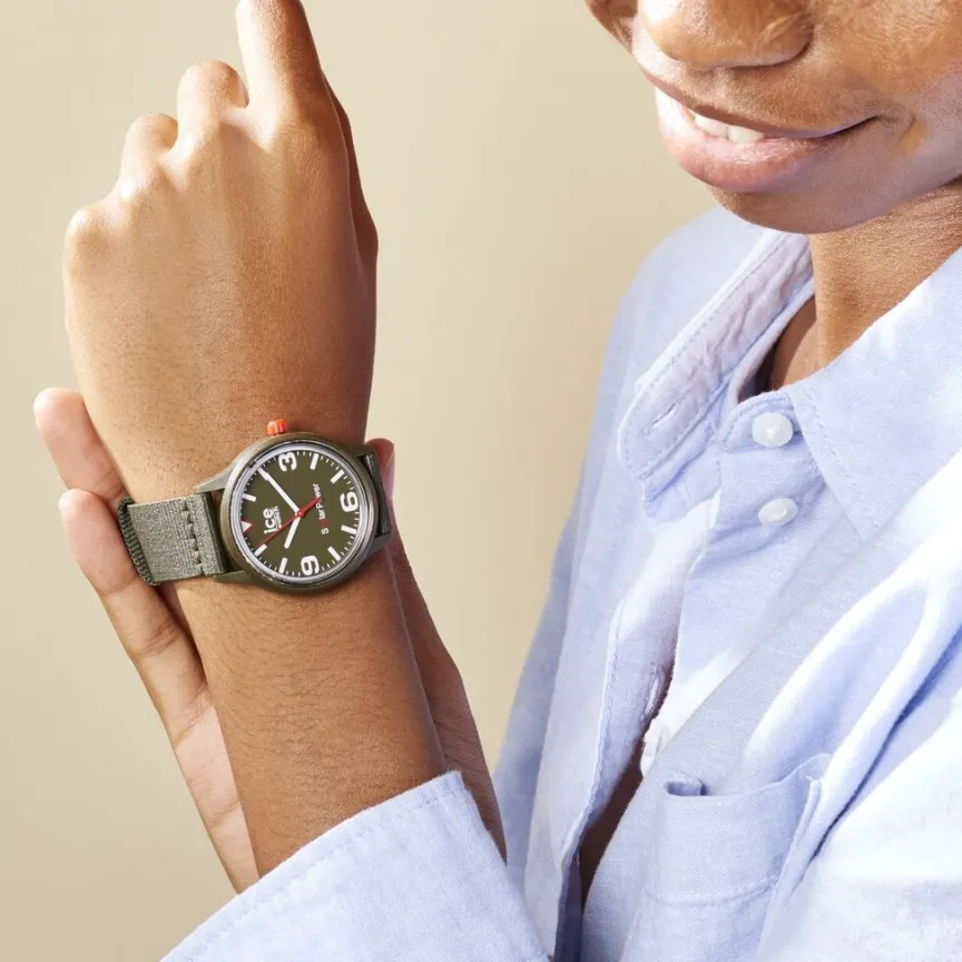 Montre Solar Power Kaki-ICE WATCH Hot