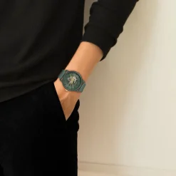 Montre .12.12 Automatique Kaki-LACOSTE Discount