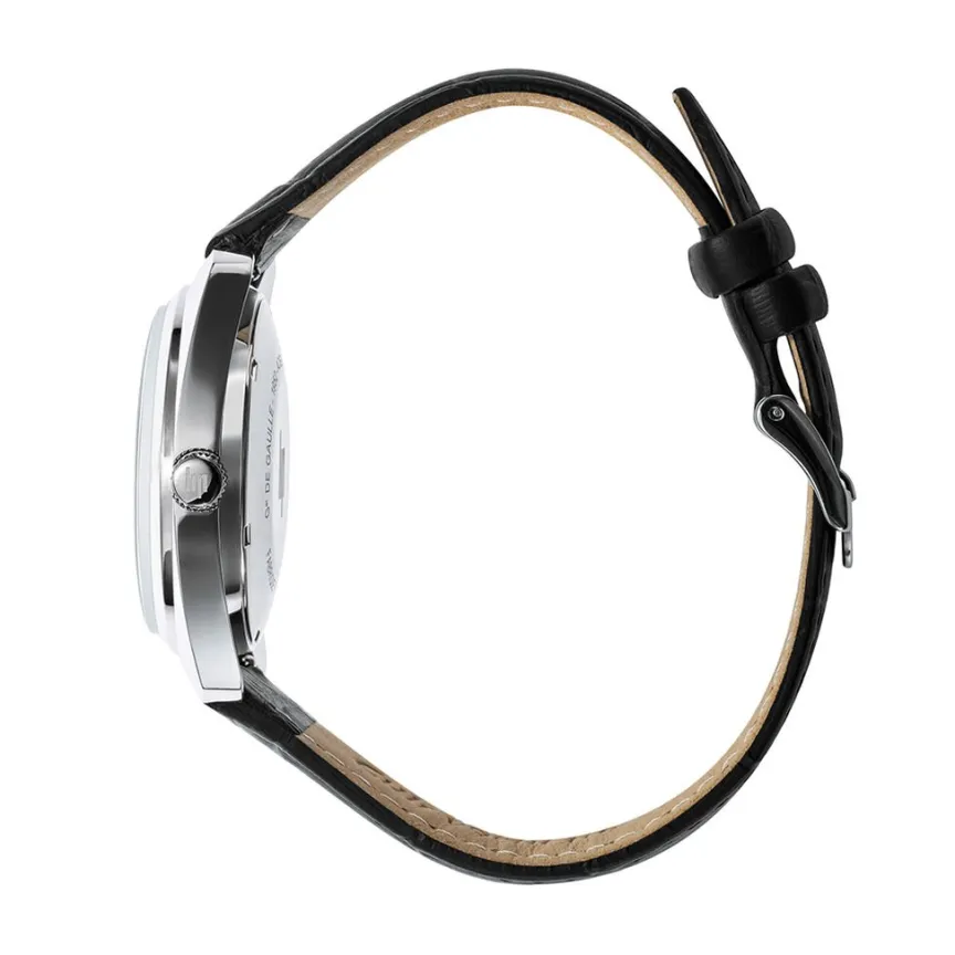 Montre Général De Gaulle Argenté-LIP