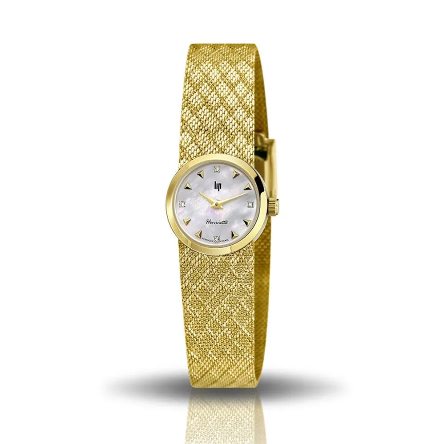 Montre Henriette 22 Nacre Blanche-LIP Discount