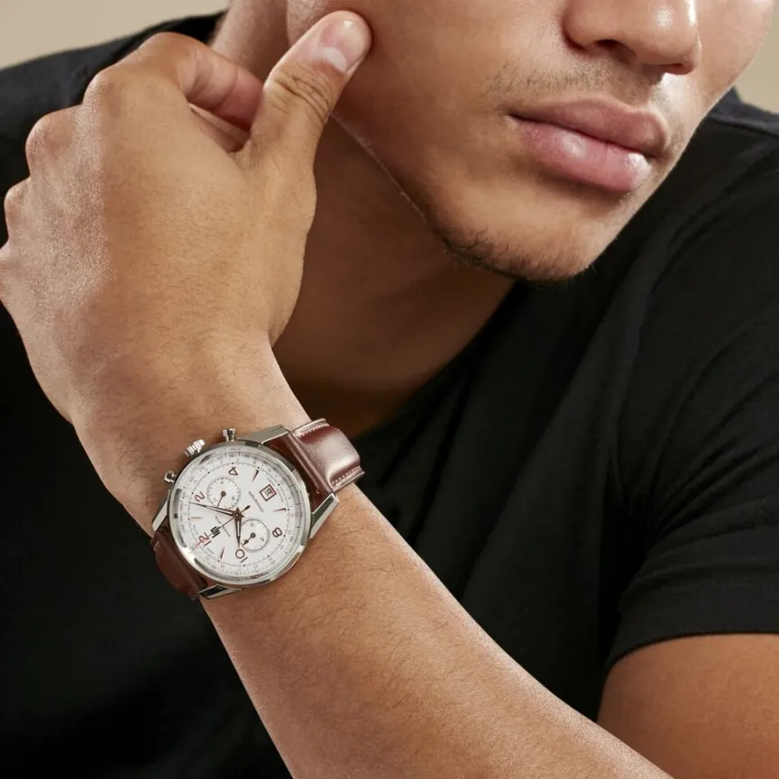 Montre Himalaya Chrono Argenté-LIP Discount